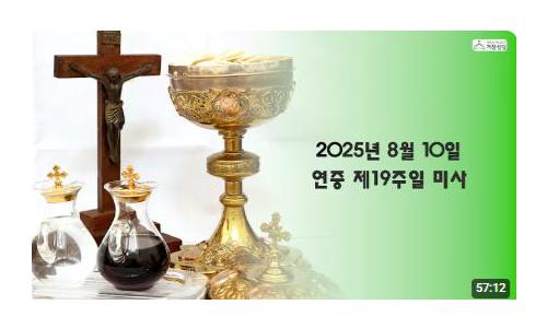 연중 제19주일(2025.8.10)
